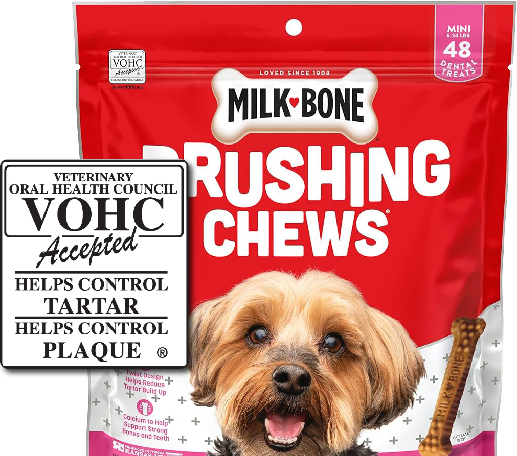 Vohc approved dog clearance chews